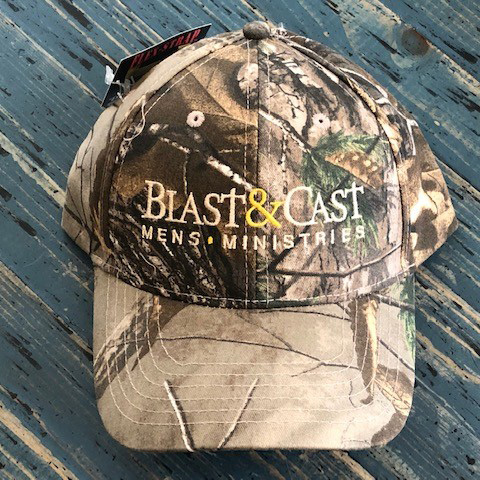 Logo Hat - Timber Camo - Adjustable | Blast & Cast Men's Ministries